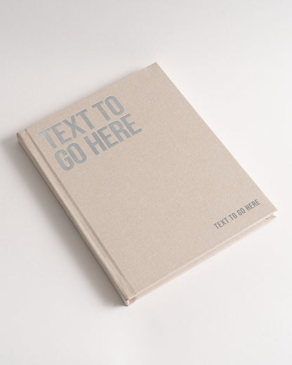 Custom Luxury Linen Wedding Card Book