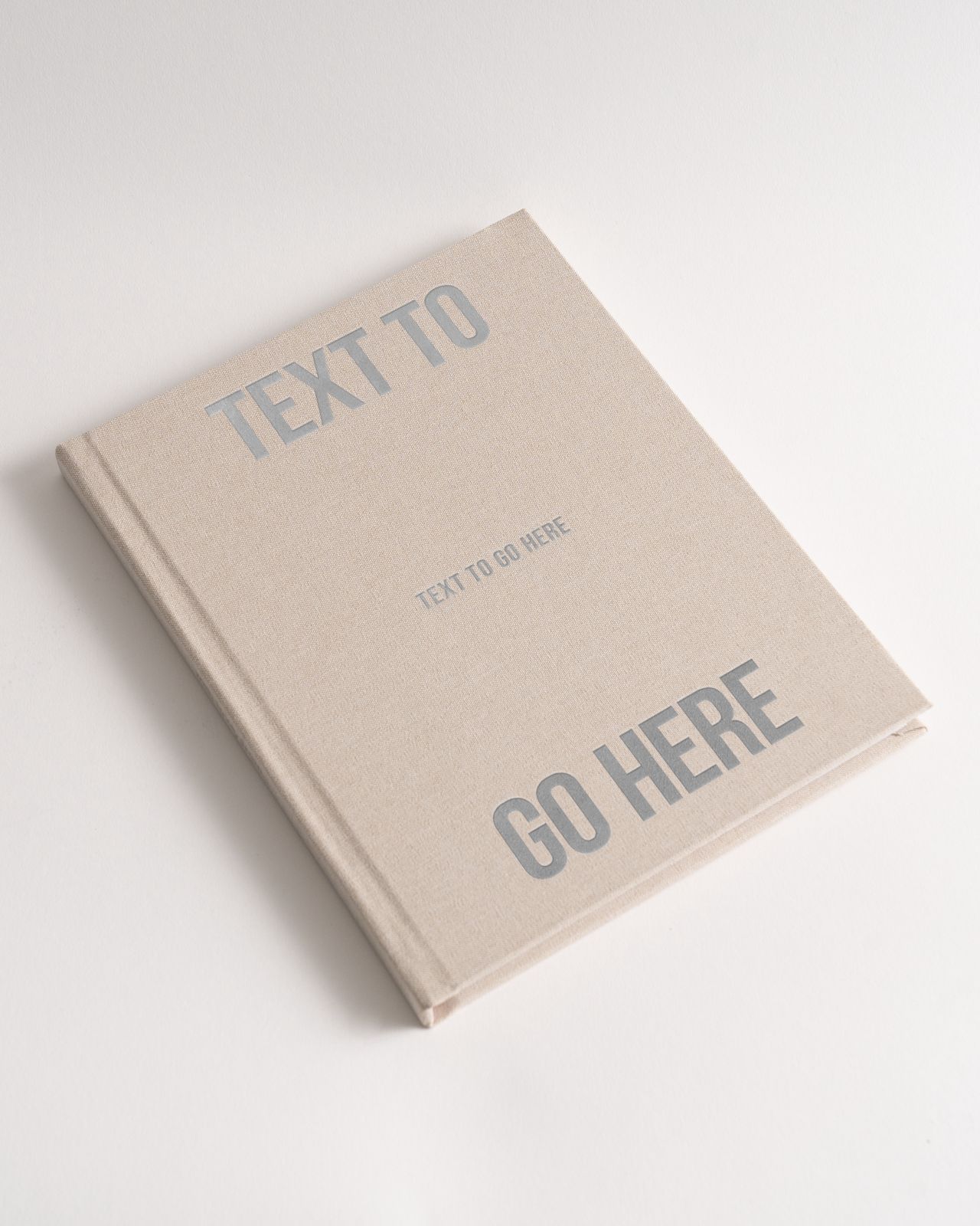 Custom Luxury Linen Wedding Card Book