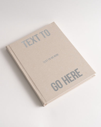 Custom Luxury Linen Wedding Card Book