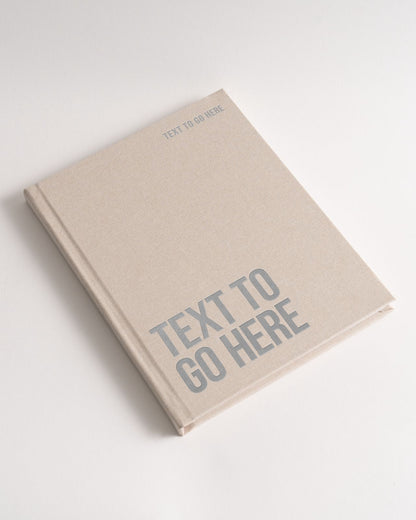 Custom Luxury Linen Wedding Card Book
