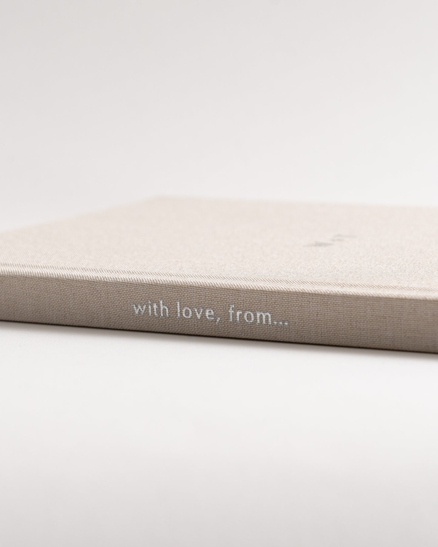 Custom Luxury Linen Wedding Card Book