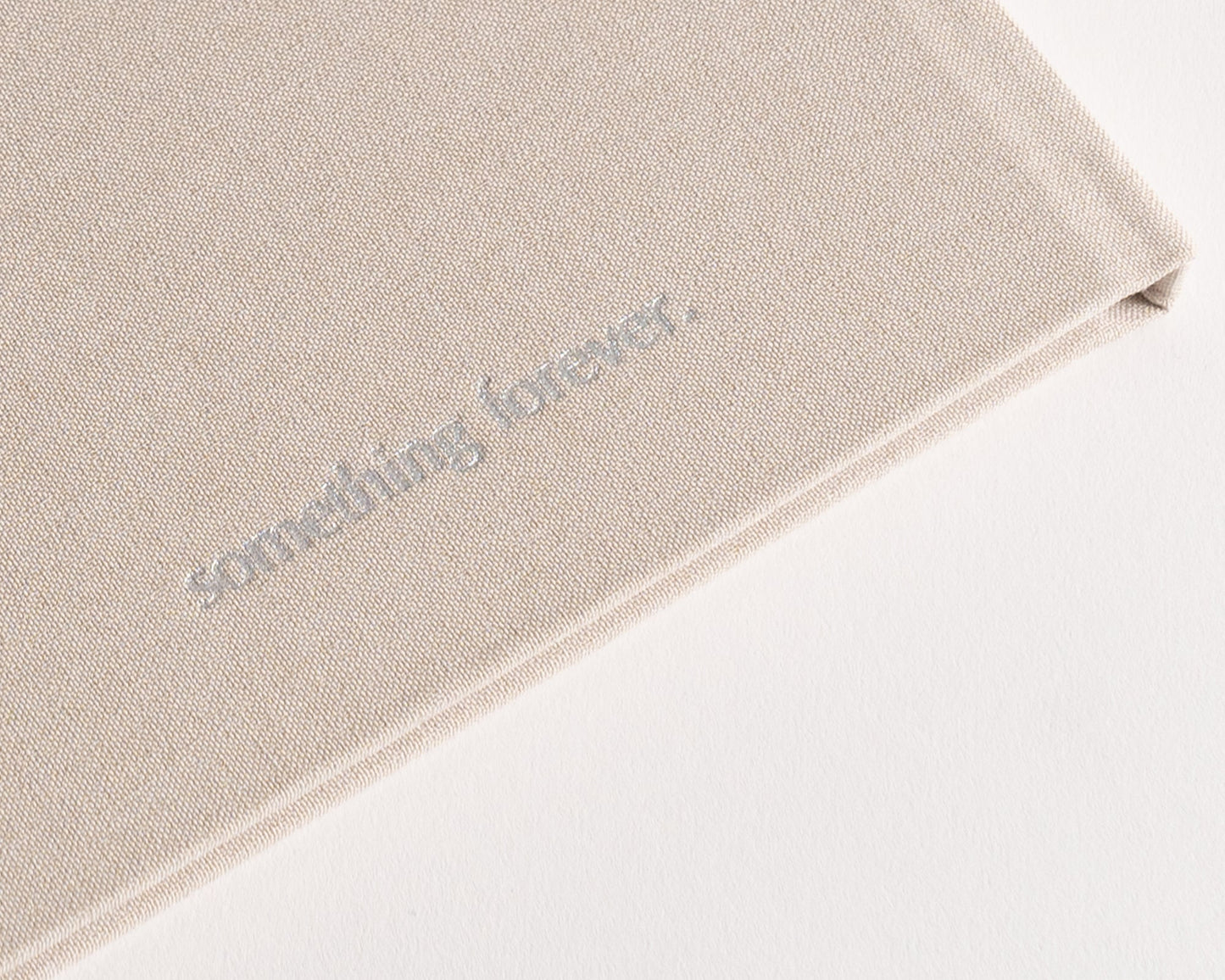 Custom Luxury Linen Wedding Card Book