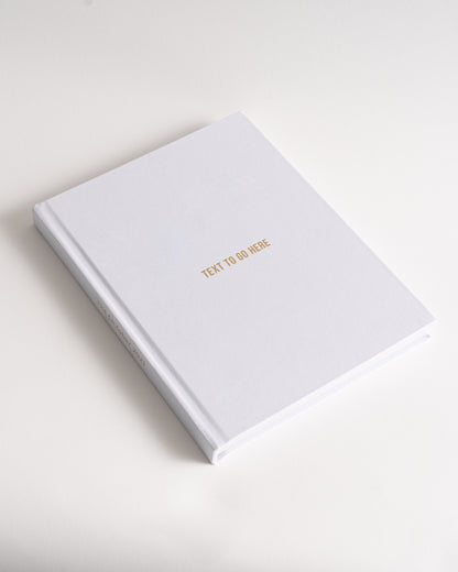 Custom Luxury Linen Wedding Card Book
