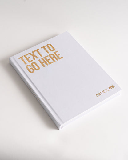 Custom Luxury Linen Wedding Card Book
