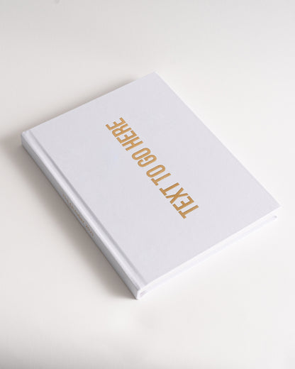 Custom Luxury Linen Wedding Card Book